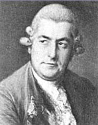 A portrait of ohann Sebastian Bach’s youngest son, composer Johann Christian.
