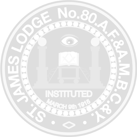 The logo for st james lodge.