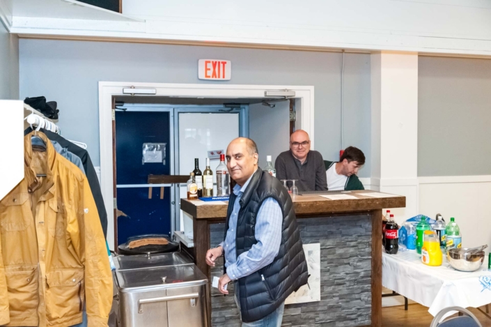 A photo of the bartenders at the Ladies Night 2019 dinner.