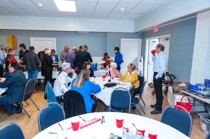 A candid shot of some of the guests at the ladies night 2019.