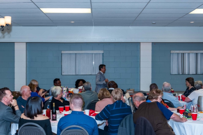 A photo of some of the guests of the ladies night dinner 2019.