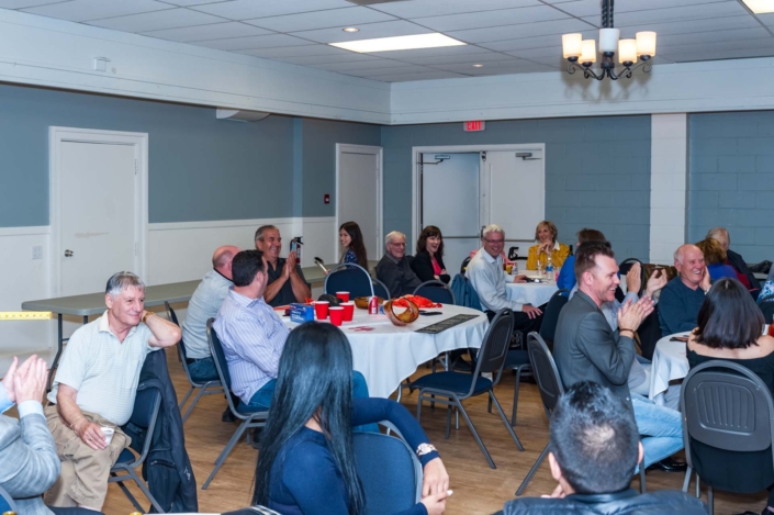 A photo of some of the guests of the ladies night dinner 2019.