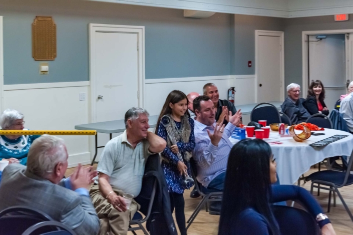 A photo of some of the guests of the ladies night dinner 2019.