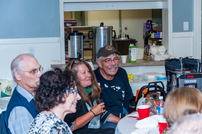 A photo of guests of the ladies night 2019 dinner have fun.