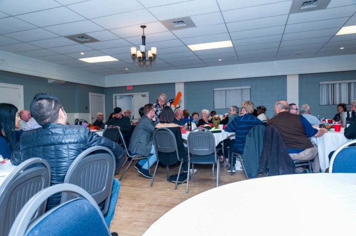 An image of one of the guests at the ladies night 2019 dinner.