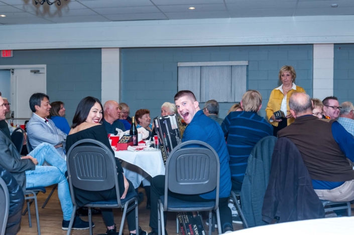 A photo of one of the guests at the Ladies Night 2019 dinner.