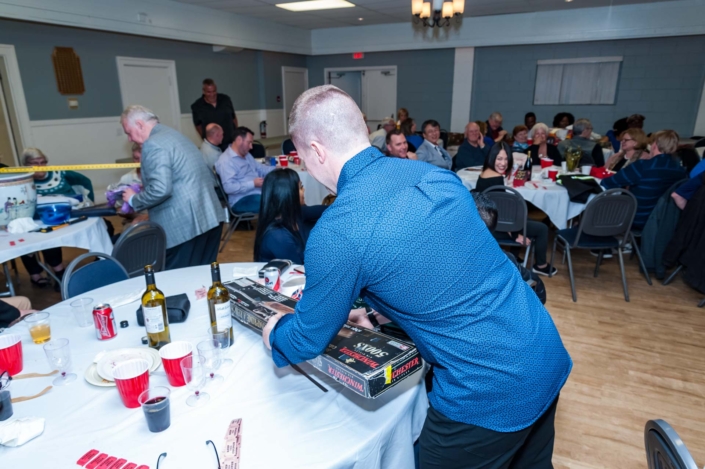 a photograph taken at the Ladies Night 2019 banquet showing one of the members